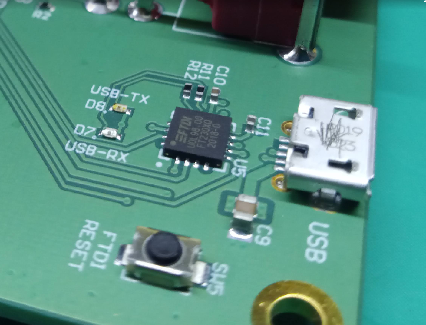 USB Converter on MIDI Test Board